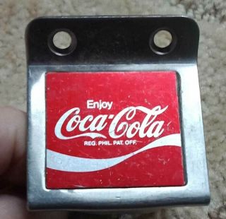 Coca - Cola Coke Stainless Steel Fridge Mounted Bottle Opener
