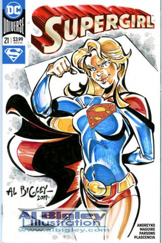 Supergirl Comic Art Sketch Cover Sexy Dc Comics Art Superman