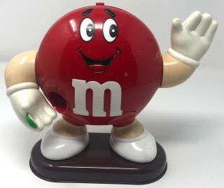 Vintage Rare M&m Mr.  Red Candy Dispenser 1991 Mars Corp.