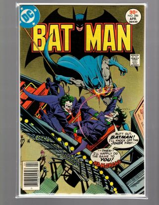Batman 286 Nm Joker Cover And Story