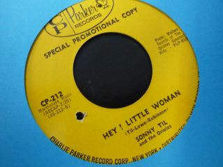 Sonny Til & The Orioles - Hey Little Woman/in The Chapel 45 Cp Records