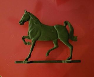 Antique Cast Iron Horse Doorstop Vintage Hubley Folk Art Pony 12 " L X 3 " W X 10 " H