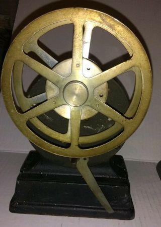 Vintage Gamewell Fire Alarm Ticker Tape Take - Up Reel