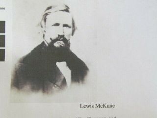 1st Minnesota Infantry Captain Lewis McKune killed at Bull Run cdv photograph 3