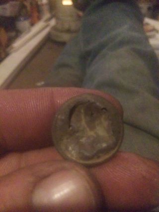 Dug Confederate Staff Coat Button Civil War Relic Ringgold Ga