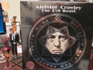 Aleister Crowley - The Evil Beast Lp Black Magic Satanism Boo Out Of Print