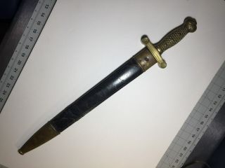Us Civil War Ames Artillery Short Sword | 1832 Model Dated 1841 With Scabbard