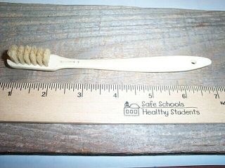 Antique Civil War Era Bone Handled Toothbrush With Brisels Devonia