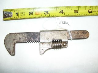 Wrench,  Vintage Frank Mossberg A - 2 Adjustable Bicycle Wrench,  5 - 1/2 " Long