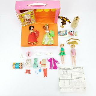Vtg Dawn And Her Friends Doll Case 1971 Dawn Dolls,  Clothes & Accessories Euc