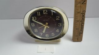 Westclox Big Ben Clock Wind Tick 1 Brown Face Rare Vintage Parts
