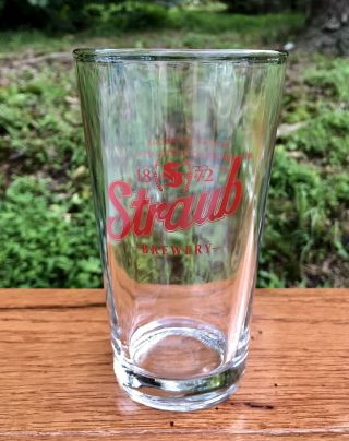 Straub Brewery - Since 1872,  St.  Mary’s,  Pennsylvania Beer Pint Glass