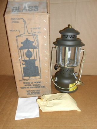 Vintage 1984 Us Smp Gas Camping Lantern W/box