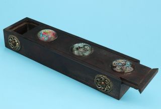 Unique Old Chinese Wood Jewelry Box With Only One Handicraft Collec Gift