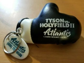 Tyson Vs.  Holyfield Ii Atlantis Casino Resort Reno Boxing Glove Keychain Vintage
