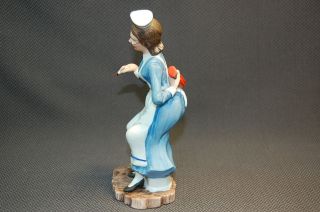 Vintage LEGO Porcelain Nurse Figurine 3