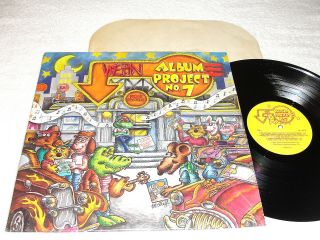 " Webn - Album Project 7 " 1982 Rock Lp,  Vg,  Cincinnati - Oh,  Various,  Vinyl