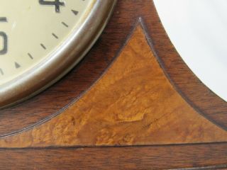Vintage Hammond Electric Tambour Mantle Clock 1930 ' s WALNUT INLAY 3