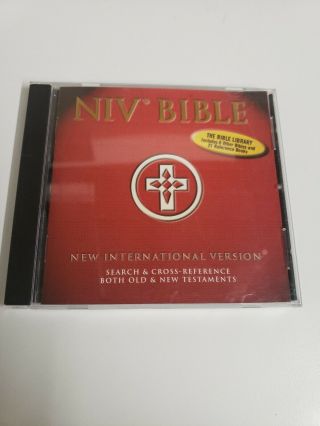 Niv Bible On Cd - Rom Includes 6 Other Bibles & 21 Reference Books Library 1998