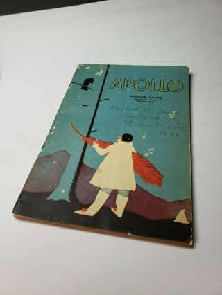 Vintage 1926 Art Deco Apollo Theatre York Advertising Book