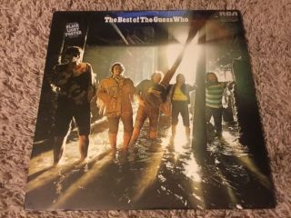 The Guess Who The Best Of Vinyl Record Lp Usa 1971 Hype & Poster Promo