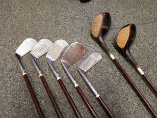 Leo Diegel Wilson Vintage Rare Early Golf Set From The 1920 