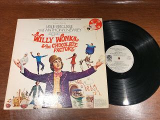 Willy Wonka & The Chocolate Factory Soundtrack - Vg 1971 Vinyl Lp Record