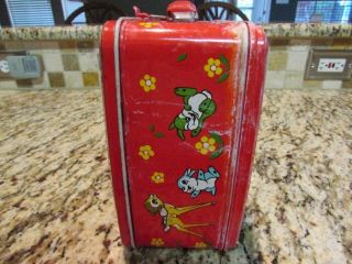 VINTAGE VERY RARE HARD TO FIND JAPANESE 1970 ' s BAMBI FOREIGN METAL LUNCHBOX 3