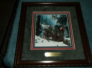 Stonewall Jackson Romney Expedition John Paul Strain Framed Matted Backed Look