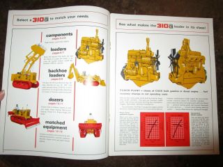 Brochure for the CASE 310 G Series Crawler Tractor,  1964 2