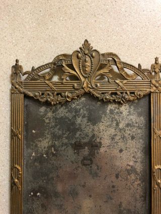 Patina Antique Bronze? Brass? Frame Art Nouveau 2
