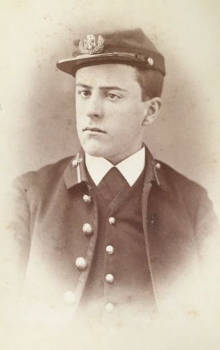 Middletown York Civil War Zouave Soldier Cdv Photo Photograph