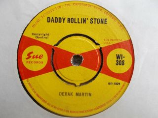 M - Uk Sue 45 - Derak Martin - " Daddy Rollin 