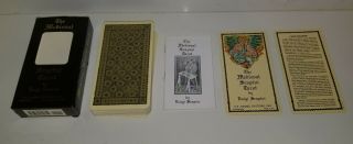 Vintage The Medieval Scapini Tarot Cards By Luigi Scapini 1985 Complete