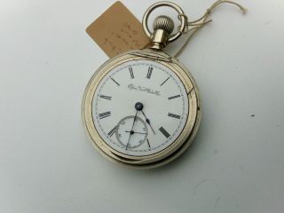 Pocket watch Elgin 18 - s,  (1890) 7 jewels as Running for 18,  hrs 2