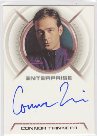 2004 Enterprise Season Three Autographs A7 Connor Trinneer As Trip