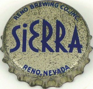 1950s Nevada Reno Sierra Beer Cork Crown Tavern Trove W