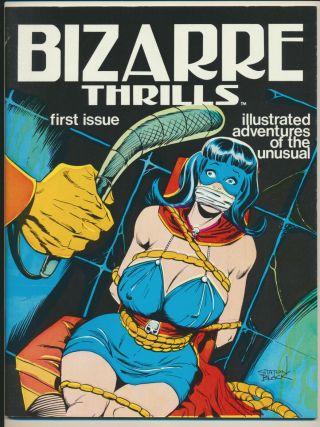 Bizarre Thrills No.  1 - 1977 St Print Phantom Lady - Signed Bill Black - Paragon
