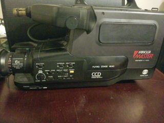 Minolta Master Series - V 10r Vhs Tape Recorder Case Charger Movie Camera Vintage