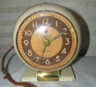 Vintage Westclox Big Ben Electric Alarm Clock Model S4 - E Clock Made Usa