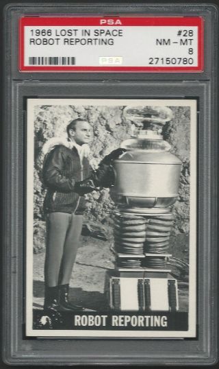 1966 Topps Lost In Space 28 Psa 8 Nm/mint