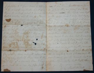 1863 Robt.  H.  Bell Letter,  Lynchburg,  VA - Soldiers Sleeping On Floors 2
