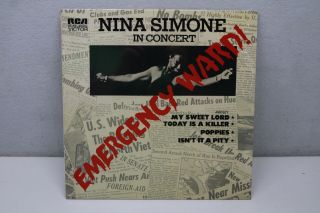 Nina Simone In Concert Emergency Ward Rca Lsp - 4757 Stereo Vinyl