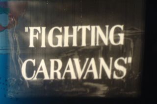 Vintage 2 Reel 16mm Movie Fighting Caravans With Gary Cooper 1931 2 Big Reels