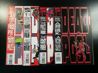 Deadpool The Circle Chase Complete Run 1 2 3 4 1 - 4 1993