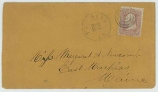 Mr Fancy Cancel 65 Civil War Occupation Cover Tied Target Beaumont Sc Dcds To Me