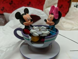 2016 Hallmark Disney Mickey And Minnie Teacup For Two Ornament