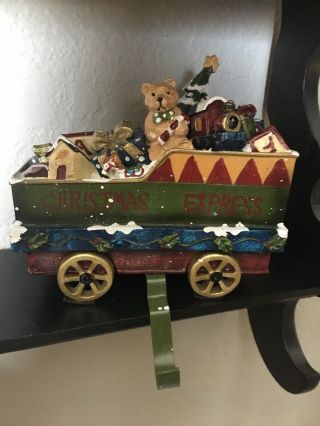 Christmas Express Toy Car Stocking Holder Vintage Limited Edition HTF 2