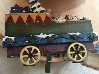 Christmas Express Toy Car Stocking Holder Vintage Limited Edition HTF 3