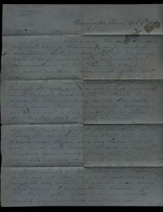 Civil War Letter - Confederate Cavalry Soldier From Tennessee - Great Content